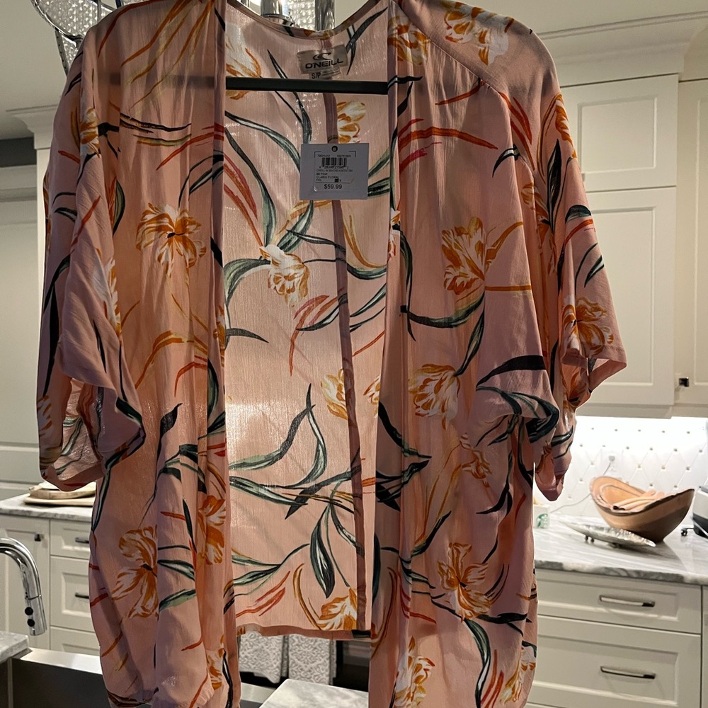 COPY - ONEIL summer 🌞pool top cover up size small new with tags peach colour 🌞